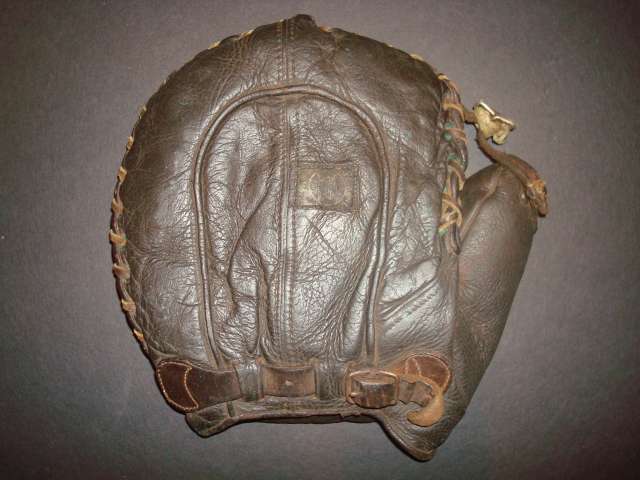 A.J. Reach Black Buckle Web Basemitt Back